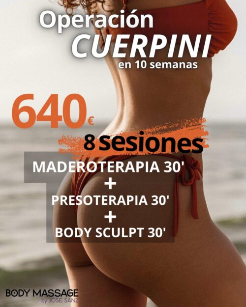Promoción Cuerpini Mujer - Maderoterapia, presoterapia, Sculpt Body - San Sebastián de los Reyes