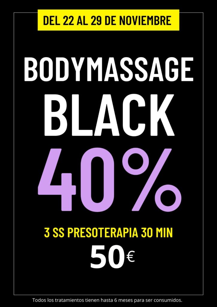 Promo Black Friday Presoterapia 50